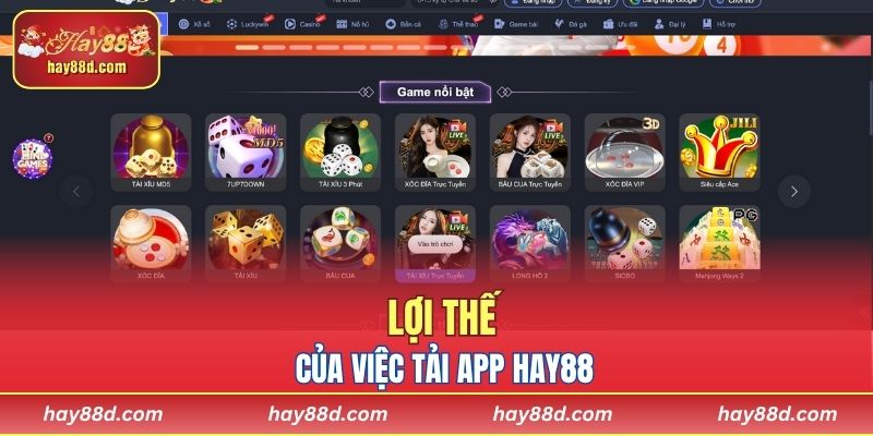 Lợi thế của việc tải app HAY88